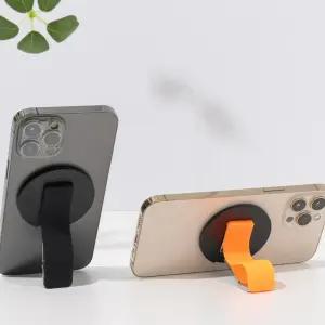 아이푸룸 밴드형 2배자력 맥세이프 핑거링 그립톡 거치대