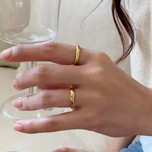 (올핀)은반지 실버925 그루브 링 L 여성 커플