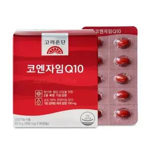 고려은단 코엔자임Q10 90캡슐 비타민E 코큐텐 D