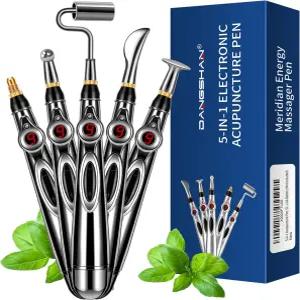 당산 5-in-1 침구 전자 요법 메리디안 에너지 펄스 마사지 펜 강력한 도구