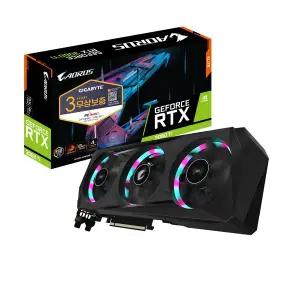 GIGABYTE AORUS 지포스 RTX 3060 Ti ELITE D6 8GB 피씨디렉트 중고