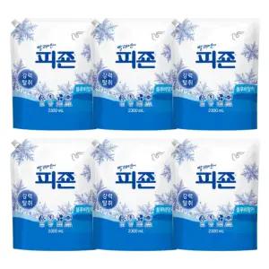 피죤 섬유유연제 리필 블루비앙카 2.3.L 6개