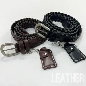 남자 위빙 벨트 은장 꽈배기 키링 남성 캐쥬얼벨트