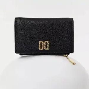[매장정품]  닥스 24FW 스테디셀러 블랙 DD로고 소가죽 반지갑 선물용 추천