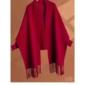 어깨숄가디건 케이프 가을 숄 캐시미어 레이어드 페이크 5 스트라이프 14.6 겨울 판초 간절기 와인
