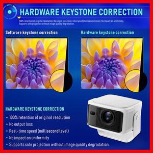 HY350MAX 프로젝터 네이티브 1080P 8K 지원 안드로이드 및 리눅스 듀얼 시스템 500ANSI 홈 시네마 홈 오피