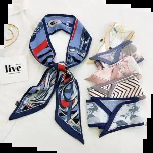 쁘띠실크스카프 멀티 면실크 쁘띠 스카프 ELS-051