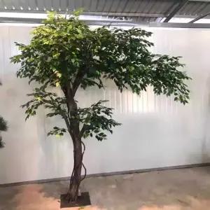 조화나무 덩굴 나무 기역자 대형 천장 원형 가짜 줄기 덩쿨 조경 식물