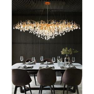 샤크팡 물방울 LED 샹들리에 나무가지 펜던트 대형 나무