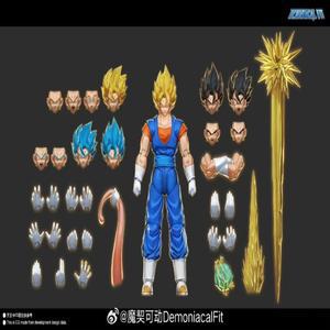 프리 데모니칼 핏 베지트 드래곤볼 Z 애니메이션 피규어 SHF 슈퍼 사이어인 SSJ 액션 수집용 모델 장난감