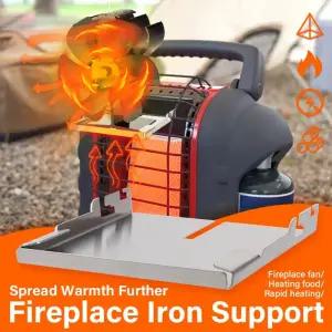 무동력팬 벽난로용 스토브 선풍기 브라켓 선풍기가열 물건 선반 스탠드 목재 다리미 야외 히터