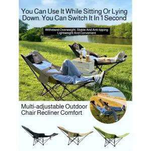 캠핑의자 낚시 접이식 의자로 앉고 누워 안락의자 곡 머리받침대 체험 캠핑 휴식의자 쿠션