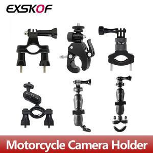 바이크 오토바이 자전거 카메라 거치대 핸들 바 마운트 브래킷, 1/4 금속 스탠드, 고프로 히어로 13, 12, 1