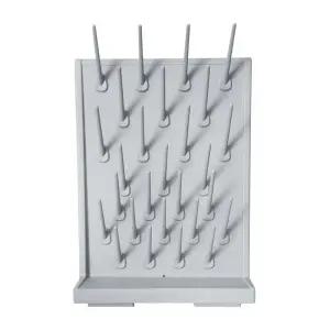 건조대 실험실용 비커 플라스크 유리제품 실험기구 세척 드립랙 벽걸이형 거치대 보관대