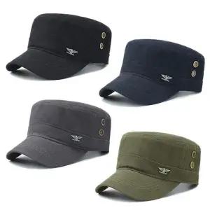 [라일리] Rly 남녀공용 데일리 베이직 이글장식 패션 군모 모자