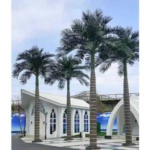 인조 야자나무 바람에 강한 하와이안 가짜식물 매장 6m