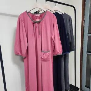 간절기원피스 국산 신축성 좋은 사방스판 간절기 홈웨어 원피스