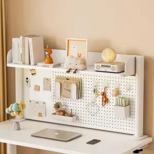 스탠드 길이60높이38cm 데스크 정리대단 홀보드 타공판 철판 철제