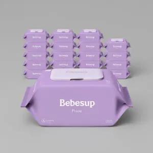 베베숲 프라임 아기물티슈 70매 캡 20팩