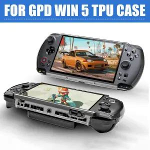 휴대용 게임 콘솔 보호 케이스 낙하 방지 GPD Win5 게임 콘솔 커버에 적합 투명한 부드러운 고무 TPU