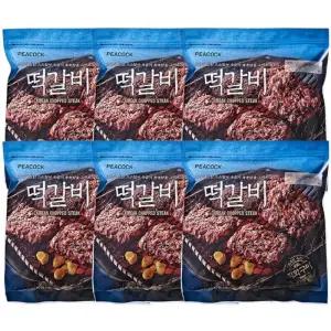피코크 떡갈비 450g x6팩 신세계푸드