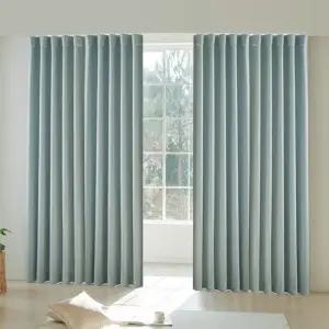 소프트 민자형 암막커튼 대형세트 450cm(225x230 2장) 6색상 +끈2, 후사고리2, 핀