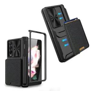 유니블링 갤럭시 z폴드 4 5 펜 카드 슬롯 수납 풀커버 케이스