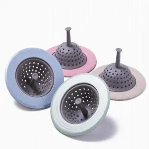 (색상 색상/랜덤발송)냄새차단 싱크대 욕실 배수구 마개 트랩(HM0201)