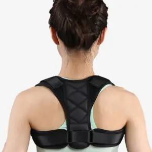 척추밴드 자세 바른 허리 보호 도움 서포터 어깨 결림 패드 고정 벨트 펴기 등밴드 굽은등 굽은