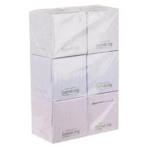 미니 각티슈 250매 6p 2겹 각티슈 곽티슈 화장지 각휴지 화장실휴지 탁상용