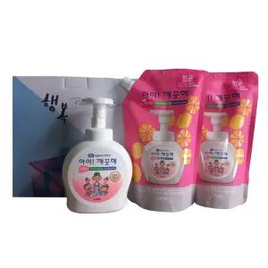 아이깨끗해 레몬3종(500+600+600)버블핸드워시 비누 거품 폼워시 세정제 거품물 손비누