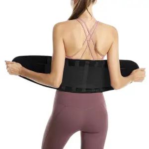 헬스 코르셋 복대 (XXL 블랙) DK15 허리디스크보호대 운동 복부관리 벨트 보호대 땀복대 뱃살