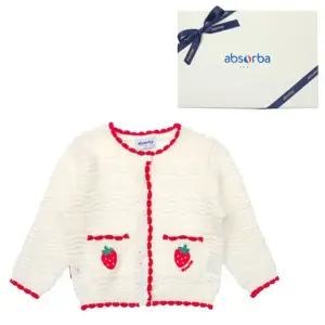 [갤러리아] (압소바출산,백일,돌,귀여운아기가디건,유아가디건)리즈벨니트크로셰가디건(A11-23604)