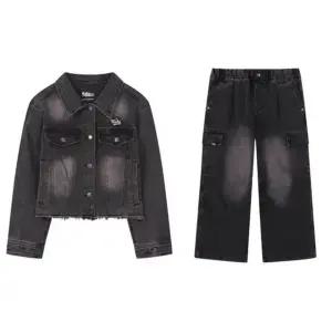 [갤러리아] (NBA키즈)NBA 여아 데님 자켓,팬츠 세트(K261DJ620/DP620P/14)