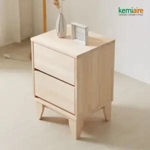 케미에르 편백나무(무절)원목 침대 서랍협탁 KFZ-893