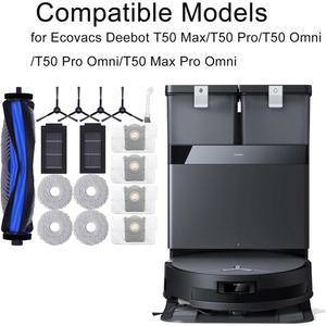 [호환] Ecovacs Deebot T50 Max T50 Pro T50 Omni T50 Pro Omni T50 Max Pro 옴니 진공 청소기 부품용 A98I 액세서리 키트