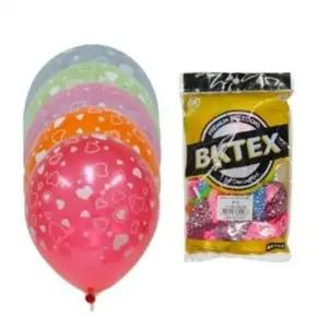 WL PC) 25cm 펄 하트전체인쇄풍선 혼합 50입) 행사풍선 파티풍선 풍선세트 생일장식풍선