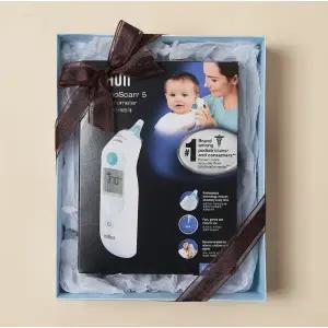 [롯데백화점]타티네쇼콜라 브라운귀체온계 써모스캔IRT6030 (렌즈기본필터21개 포함)