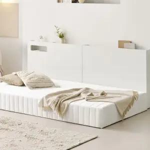 상일리베가구 데이픽 침대 사이드 선반 LED 높은 틈새 수납장 1000