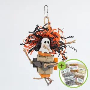 [하프클럽/올펫몰]유령박스 앵무새 장난감 천연 버드토이 나무토막