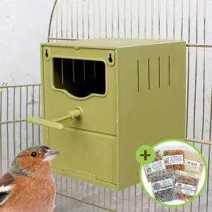 [하프클럽/올펫몰]2GR 개방형 둥지박스 플라스틱 알통 앵무새 Art84