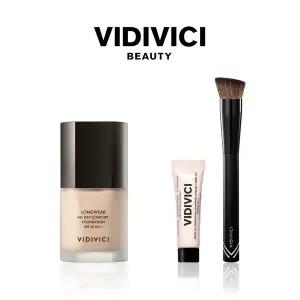 [비디비치](강남점)롱웨어 올 데이 컴포트 파운데이션 SPF30 PA++ (베이스 브러쉬 본품 + 톤업 베이스 5...