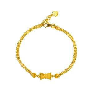 [한국금다이아몬드] 여자 순금 팔찌 체인 줄리아 24K 7.5g 18K장식