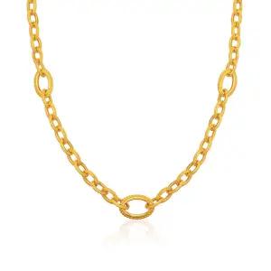 [한국금다이아몬드] 여자 순금 목걸이 트위스트 휠 24K 56.25g 18K장식