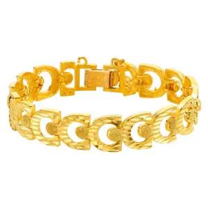 [한국금다이아몬드] 여자 순금 팔찌 체인 디오르 금 24K 37.5g 18K장식