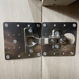 사각판 경첩보강대 보강판 세트판매아님 경첩보강플레이트 장롱 장농 싱크대 수리