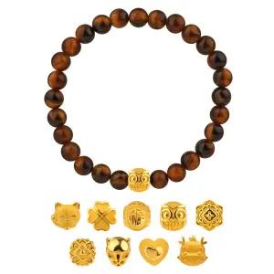 [한국금다이아몬드] 순금 볼 팔찌 24K 여자 금팔찌 호안석 디자인 9종 1g 택1