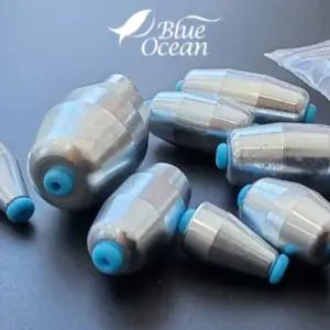 20호 25호 30호 블루오션 푸른봉돌 구멍추 싱커 낚시 추 가공추 구멍 봉돌 원투 캐스팅 감성돔 쇠추