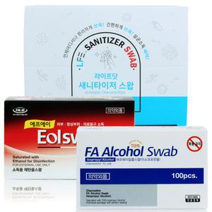 FA 이소프로판올 에탄올 알콜솜 손소독 티슈 선택구매[에프에이|스왑|알콜스왑|이올]