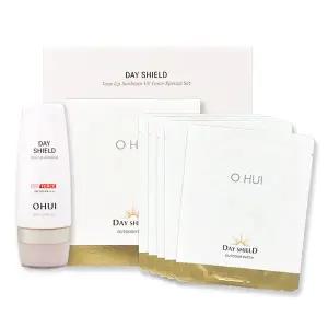 [오휘] 데이쉴드 톤업 선블럭 유브이 포스 스페셜 세트 자외선차단 선패치 골프패치